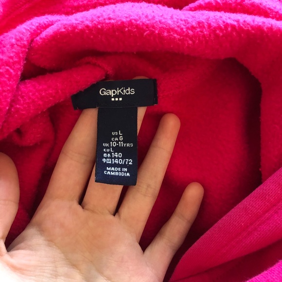 Gap Kids 10-11YR Pink + Grey Warm Sweater - Picture 6 of 8